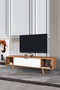 Hanah Home Mesir 3626 Soporte para TV Nogal y blanco